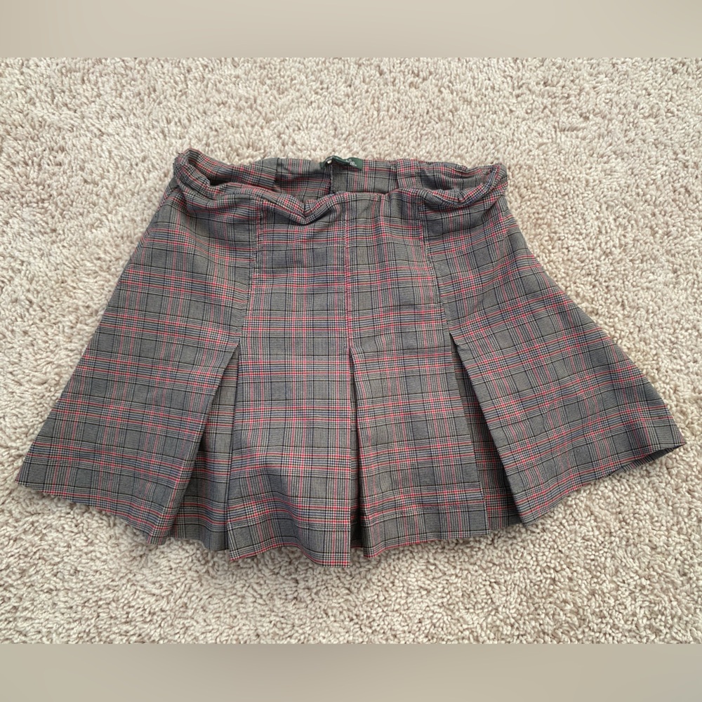 Wild Fable Plaid Pleated Tennis Mini Skirt